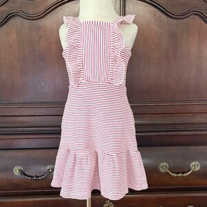 VIGNETTE Red White Stripe Dress 2Y Girls Ruffle Summer Boutique